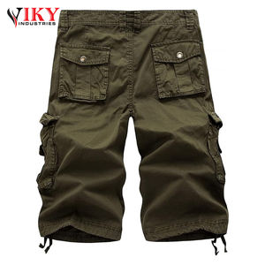 Pantalones cortos cargo Pantalones cortos casuales con múltiples bolsillos para hombres Precio al por mayor Pantalones cortos cargo de color verde POR INDUSTRIAS VIKY - Product Image 2