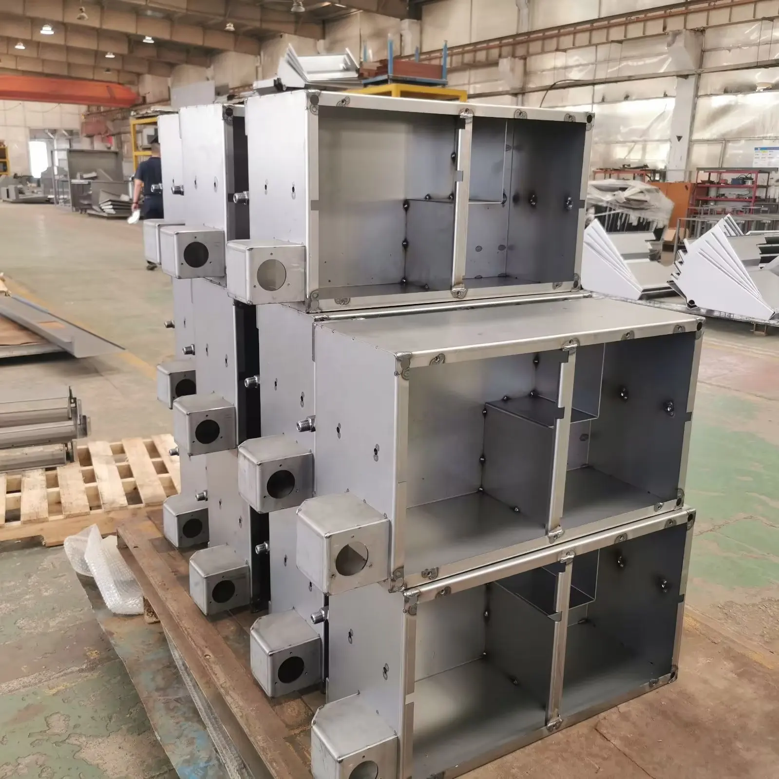 Caja de armario de impresora de acero inoxidable, OEM, fábrica de láminas de metal