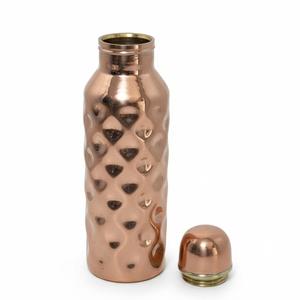 Botella de Agua de Cobre de Diseño Minimalista, Estilo Anatolia, Hecha de Metal - Product Image 3