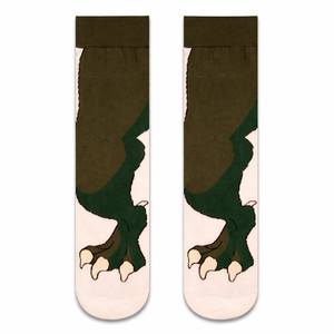 Funny <b>Cartoon</b> Pattern Crew <b>Socks</b> Colorful Novelty Design Cotton Blend Unisex Casual <b>Socks</b> Wholesale OEM Custom - Product Image 2