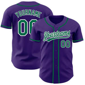 Maillot de baseball fournisseur personnalisé en gros tissu respirant léger durable cousu à séchage rapide résistant à l'humidité pour joueur - Product Image 1