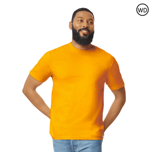 เสื้อยืดคอกลมแขนสั้นผ้าฝ้าย100% สำหรับผู้ชายเสื้อยืดคอกลมแขนสั้นผ้าฝ้ายหนัก - Product Image 6