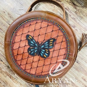 Nuevo estilo occidental herramientas de mano tallado elegante bolso bandolera patrón de moda bandolera hombro Boho Bolsos De Mujer - Product Image 1