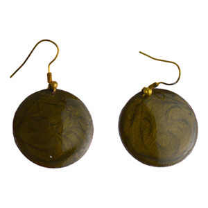 Pendientes de joyería para mujer con diseño de Metal de latón de calidad con diseño de acabado de colores múltiples pendientes de Metal sólido para mujer - Product Image 3