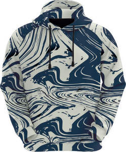 Sudadera con capucha de diseño personalizado para hombre, peso ligero, tejido de punto de poliéster 100%, temporada de otoño, capucha sublimada informal de estilo sólido de primavera - Product Image 2