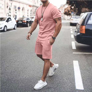 Ensemble décontracté pour homme, t-shirt à manches courtes et short, tenue de sport d'été, streetwear, vêtements de sport, vêtements de sport - Product Image 6
