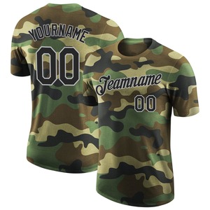 Venta al por mayor Camisas directas Engro Ropa deportiva industria camisetas Custom Camo Negro-Gris Rendimiento Salute To Service Camiseta - Product Image 1