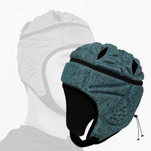 Casco de Fútbol Transpirable de Color Sólido para Jóvenes, Protector de Cabeza para Jugadores de Fútbol y Rugby, Talla Grande, Deportes de Verano - Product Image 1