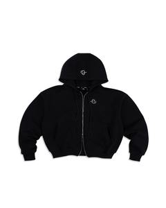 Conjunto de pantalones con capucha y cremallera informal para hombre de alta calidad Diseño de fábrica OEM Temporada de invierno Patrón sólido Suelto Cuello con capucha de lana - Product Image 3