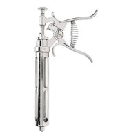Jeringa Veterinaria de 20ml/10ml, Plástico Reutilizable, Punta Ajustable con Cierre Luer para Inyección de Vacunas en Cerdos, Apto Enterprises AE-12083
