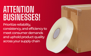 디포 2인치 X 1000야드 투명 산업용 강력 포장 테이프 2.0밀 두께 단면 아크릴 접착제 BOPP 백킹 없음 - Product Image 2