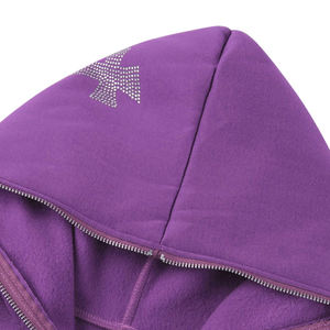 Sweat-shirt à capuche surdimensionné en strass pour homme, style streetwear Y2K, coupe ample, léger, de haute qualité, avec motif graphique - Product Image 3