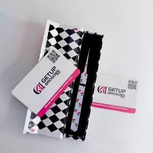 Pince à épiler pour extensions de cils GETUP BROSONS IMPEX de haute qualité, à pointe droite et lisse, avec logo personnalisé - Product Image 1