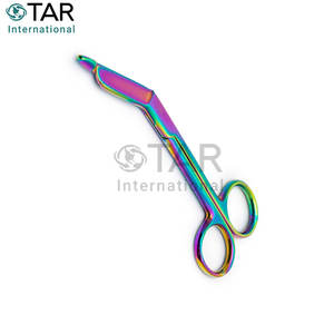 Tijeras para Vendas Lister, Manuales, Multicolores, 5.5 Pulgadas, Primeros Auxilios, Enfermería, Cirugía, Herramienta de Corte Médica, Acero Inoxidable de Alta Calidad - Product Image 5