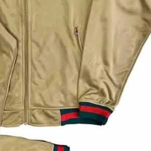 ชุดวิ่งออกกำลังกายแขนยาวลายทางสำหรับผู้ชายชุดวิ่งออกกำลังกายแบบลำลองมีซิปคอตั้ง2ชิ้นออกแบบได้ตามต้องการ - Product Image 5