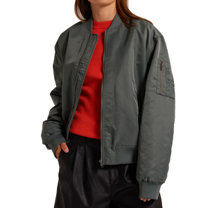 Blouson bomber à manches longues pour femme, nouvelle mode, fermeture éclair, hiver, chaud et respirant, décontracté, tailles plus grandes disponibles - Product Image 6