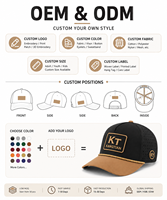 Casquette de performance OEM personnalisée à 5 panneaux, avec ventilation découpée au laser, imperméable, pour le golf, casquette de baseball avec cordon, couvre-chef pour sports de plein air