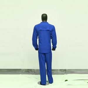 Chándales Tech Fleece de manga larga con cremallera frontal para hombre Logotipo personalizado Conjuntos térmicos transpirables de secado rápido al por mayor - Product Image 5