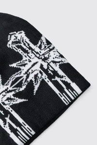 หมวกถักนิตติ้งสำหรับทุกเพศหมวกบีนนี่ระบายอากาศได้ดีกันน้ำ100% อะคริลิคออกแบบโลโก้ได้ตามต้องการ - Product Image 2