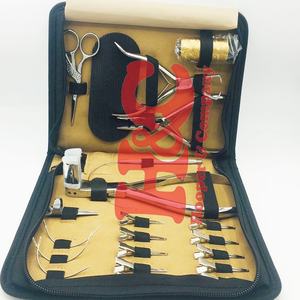 HOOPER COMPANY Kit de pinces à extensions capillaires professionnelles en acier inoxydable noir I-Tip, avec crochets, pinces, boîte et outils de mise en forme - Product Image 3