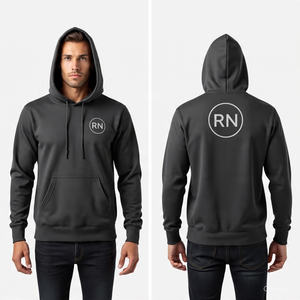 Sweats à capuche pour hommes de qualité supérieure avec logo personnalisé : Vente chaude, respirant 100% coton, nouveau design confortable pour les vêtements streetwear - Product Image 1