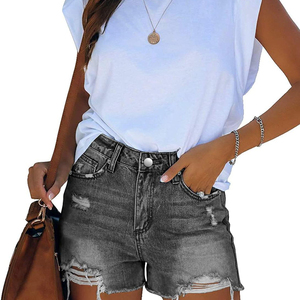 Shorts pour femmes à taille élastique, qualité supérieure, fabrication OEM personnalisée, fournisseur professionnel, haute classe, forte demande, mode - Product Image 4