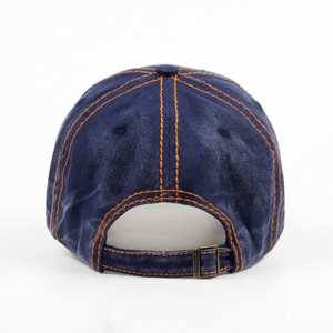 Casquette de baseball sportive de haute qualité en coton 100% lavée à l'acide avec logo brodé au design classique imperméable - Product Image 3