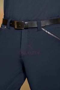 Pantalones de Montar a Caballo para Hombre, Modernos, Suaves y Cómodos, de Tela Elástica/Poliéster, Impermeables, de Secado Rápido, para Entrenamiento y Competición - Product Image 2
