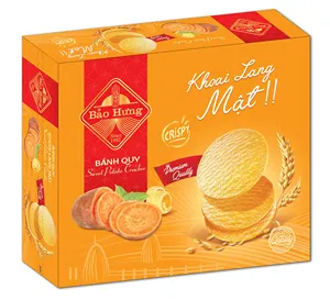 Bao Hang-sabor a BATATA DE CALIDAD prémium, Cracker fino y crujiente, 250g en caja de papel