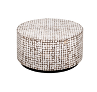Table basse en bois de coquille de noix de coco au design moderne nouveauté article de décoration intérieure pour meubles de salon du Vietnam tables console