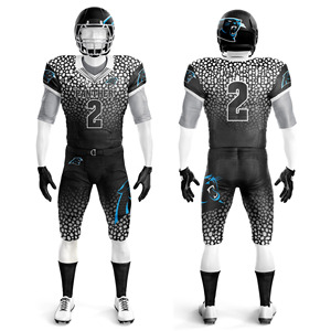 Uniforme de maillot de football américain à coupe ajustée pour homme Panneaux renforcés à fort impact Durable Robuste Sports Performance Top Sun XL - Product Image 4