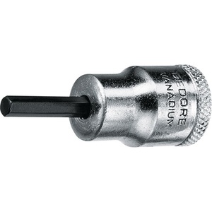 Clé à douille hexagonale interne GEDORE 6 mm blanche 30 3/8? Outil d'atelier de 47 mm de longueur - Product Image 1
