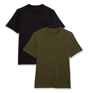 Camiseta de Hombre, Diseño Sólido, Tejido Comprimido, Hilo de Poliéster/Algodón de Peso Pesado, Impresión Serigráfica, Camisetas Personalizadas - Product Image 4