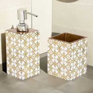 ตู้ทำสบู่ทำจากกระจกพร้อมปั๊มเหมาะอย่างยิ่งสำหรับสบู่เหลวชุดตกแต่งห้องน้ำและห้องครัวทุกวัน - Product Image 5