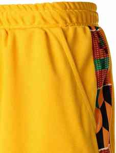 Conjunto de pantalones cortos de dos piezas con lavado ácido personalizado, camiseta y pantalones cortos personalizados transpirables, color de contraste para el verano - Product Image 5