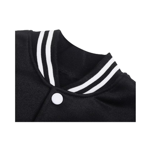 Chaqueta Universitaria Unisex de Béisbol, Chaqueta Bomber Informal, Cortavientos Ligero de Algodón y Poliéster, Estampado Puff, Lavada, Tallas XS a 6XL - Product Image 5