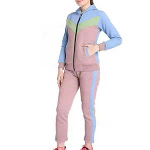 Combinaison survêtement personnalisée pour femmes Survêtement de jogging en polaire de haute qualité avec logo imprimé Vente en gros directe depuis le Pakistan - Product Image 3