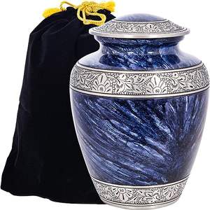 Venta directa de fábrica de urnas de cremación de aluminio y metal disponibles con logotipo y diseño personalizados a precio mayorista - Product Image 2