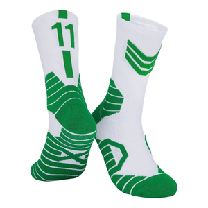 Pakistan Manufacturer High Quality Customized <b>Green</b> White American Football Long <b>Socks</b> For <b>Men</b> - Product Image 2