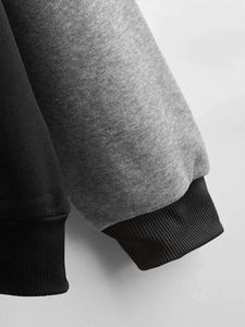 Sweat à capuche en coton 100% avec logo personnalisé brodé, tissu tricoté rayé de poids moyen, respirant, coupe régulière, XS, pull de saison - Product Image 6