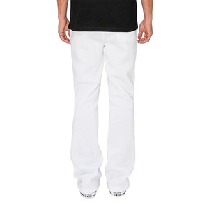 Pantalons évasés élégants pour hommes, forme rétro du bas, avec un ajustement confortable pour un usage quotidien, pantalons évasés à jambes larges pour hommes - Product Image 2