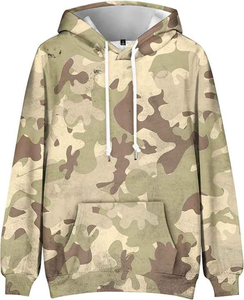 Vêtements décontractés Polyester Hoodies Tie Dye Print Hooded Outfit Men's Pullover Most Trending Hoodie - Product Image 6