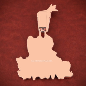 Colgante de nombre de diamante cultivado en laboratorio Vvs de alta calidad, superventas, colgante de logotipo de Plata de Ley 925, joyería fina para hombres - Product Image 5