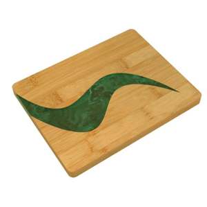 Planche à découper en bois artisanal de vente chaude avec bord coloré planche à découper en bois naturel personnalisée par l'artisanat indien - Product Image 6