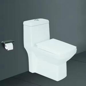 Vistaar Céramique CUPC-Toilette monobloc allongée en porcelaine siphonique en céramique blanche CUPC American Bathroom Water Closet - UPC - Product Image 3
