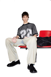 Quick Dry Mesh Football Jersey <b>Men</b> Oversized Cropped Fit Boxy T Shirts Printed Design Mesh <b>Crop</b> American Football Jersey - Product Image 6