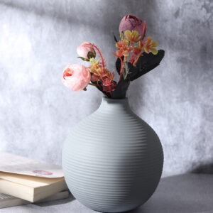 Jarrón de Metal artístico moderno, centro de mesa decorativo elegante, sala de estar acento para, dormitorio, estudio u oficina, decoración - Product Image 6