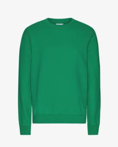 Sweatshirts Hommes Multi Color Crewneck Sweatshirts Avec Logo Personnalisé Sweatshirts Hommes Respirant Vert Épais Polaire Solide - Product Image 6