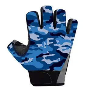 Gants d'entraînement avec logo personnalisé pour salle de sport, haltérophilie, hommes, femmes, exercices de fitness, gants avec poignet enroulé - Product Image 6