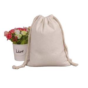 Bolso grande de algodón sostenible y de lujo con cordón Bolso de compras personalizado elegante elaborado con cuidado a la venta - Product Image 3